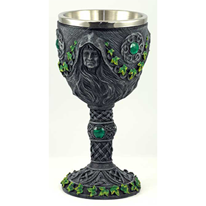 Maiden, Mother & Crone chalice 7 1/2" - Wiccan Place