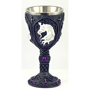 Unicorn Chalice 7 1/2" - Wiccan Place