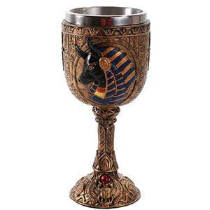 Anubis Chalice 6 3/4" - Wiccan Place