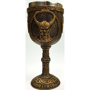Loki chalice 6 3/4" - Wiccan Place