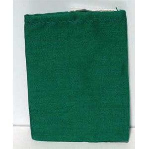 Green Cotton Bag 3" x 4" - Wiccan Place