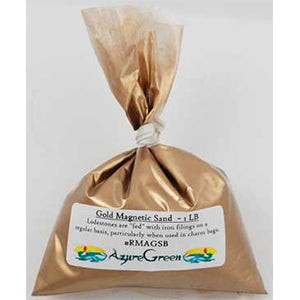 Gold Magnetic Sand (Lodestone Food) 1 Lb - Wiccan Place