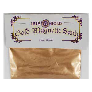 Gold Magnetic Sand (Lodestone Food) 1oz - Wiccan Place