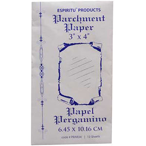 Parchment Paper 12 pack 3" x 4" - Wiccan Place