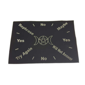 Triple Moon Pentagram pendulum map 8"x12" - Wiccan Place