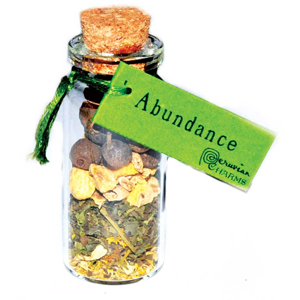Abundance Pocket Spell Bottles - Wiccan Place