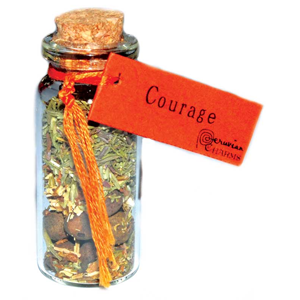 Courage Pocket Spell Bottle - Wiccan Place