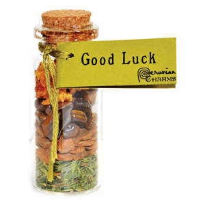 Good Luck  Pocket Spell Bottle - Wiccan Place
