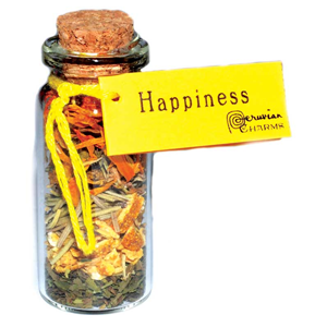 Happiness Pocket Spell Bottle - Wiccan Place