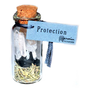 Protection Pocket Spell Bottle - Wiccan Place