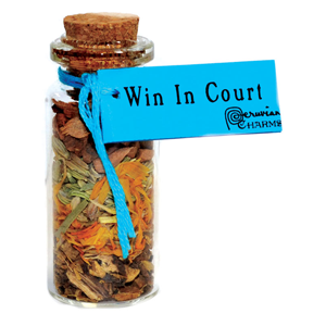 Win in Court Pocket Spell Bottle - Wiccan Place