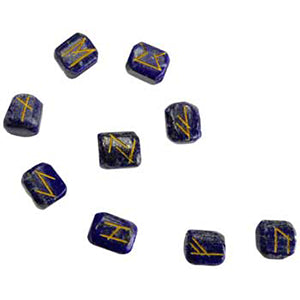 Lapis rune set - Wiccan Place