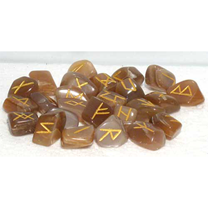 Moonstone rune set - Wiccan Place