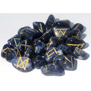 Sodalite rune set - Wiccan Place