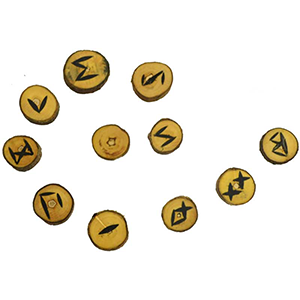 Wood rune set - Wiccan Place