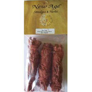 White Sage Dragon's Blood Smudge Sticks 3 pk 4" - Wiccan Place