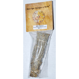 Sage, Mountain Sage, and Palo Santo smudge stick 4" - Wiccan Place