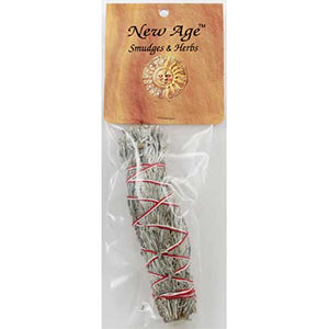 Blue Sage Smudge Stick 4"-5" - Wiccan Place