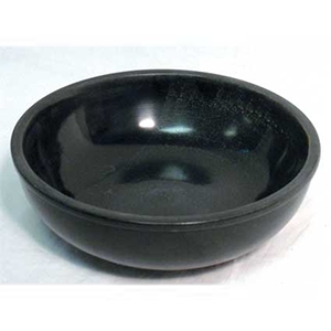 Black Stone Scrying Bowl 6" - Wiccan Place