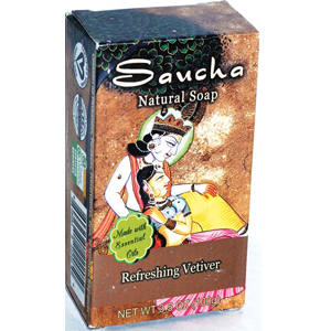 Refreshing Vetiver saucha soap 3.5 Oz (100g) - Wiccan Place