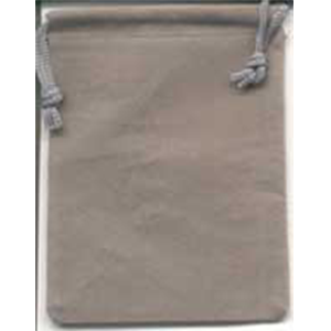 Velveteen 2 x 2 1/2 Gray Bag - Wiccan Place
