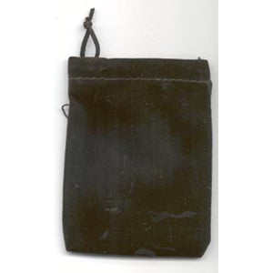 Bag Velveteen 3 x 4 Black Bag - Wiccan Place