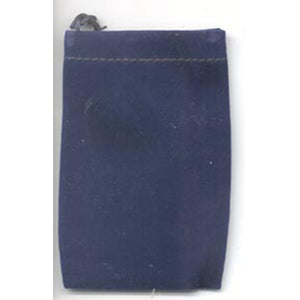 Bag Velveteen 3 x 4 Blue Bag - Wiccan Place