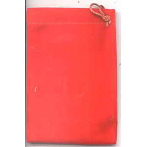 Bag Velveteen 3 x 4 Red Bag - Wiccan Place