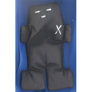 Black Voodoo Doll 5" - Wiccan Place