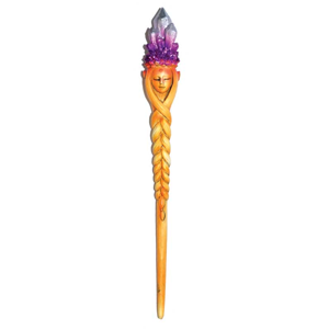 Blond Elf wand 9 1/2" - Wiccan Place