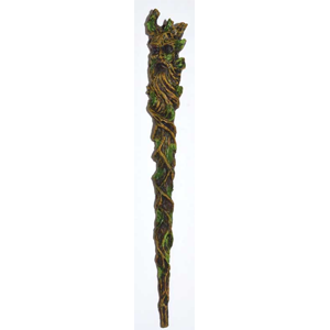 Greenman wand 9 1/2" - Wiccan Place