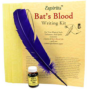 Bat's Blood writing kit - Wiccan Place