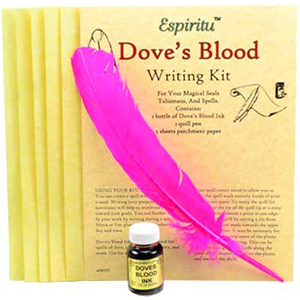 Dove's Blood writing kit - Wiccan Place