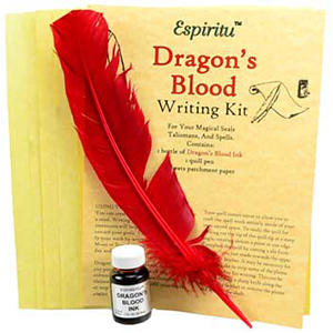 Dragon's Blood writing kit - Wiccan Place
