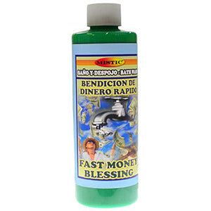 Fast Money Blessing (Bendicion de Dinero Rapido) wash 8oz - Wiccan Place