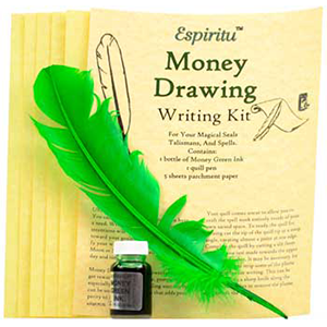 Money Drawing writing kit - Wiccan Place