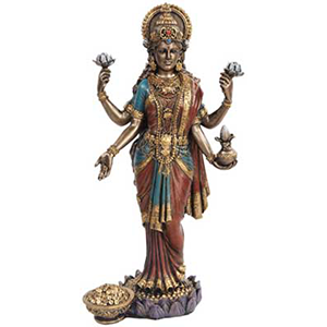 Lakshmi (Laxmi) Statue 10" - Wiccan Place