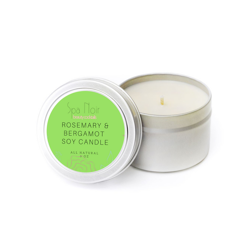 Rosemary & Bergamot Aromatherapy Candle