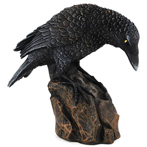 Downward Looking Raven 5 1/2" - Wiccan Place