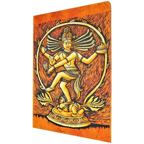 Shiva Nataraja Lord of the Dance Symbolism Design Banner Tapestry