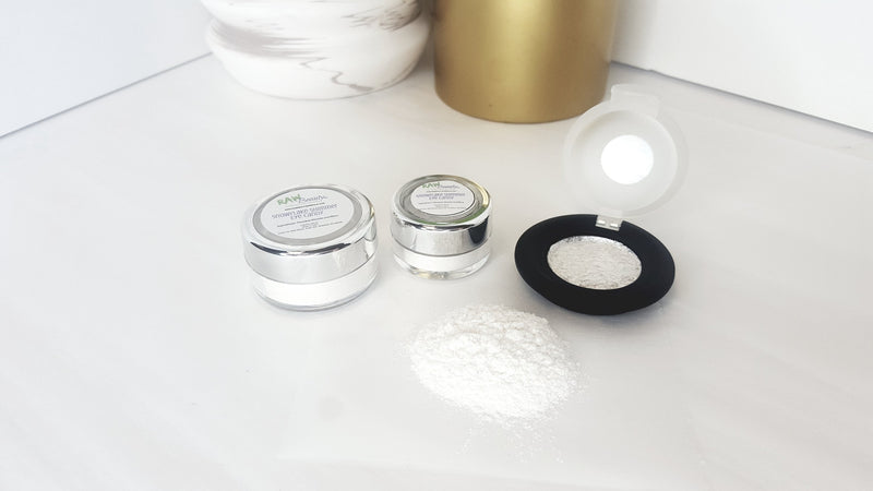 White Eyeshadow | Snowflake Shimmer | Highlight Makeup