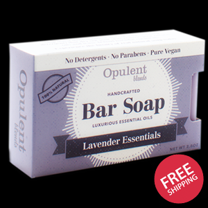 Opulent Blends Lavender Bar Soap