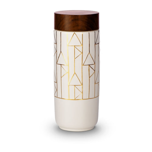 The Alchemical Signs Gold Ceramic Tumbler