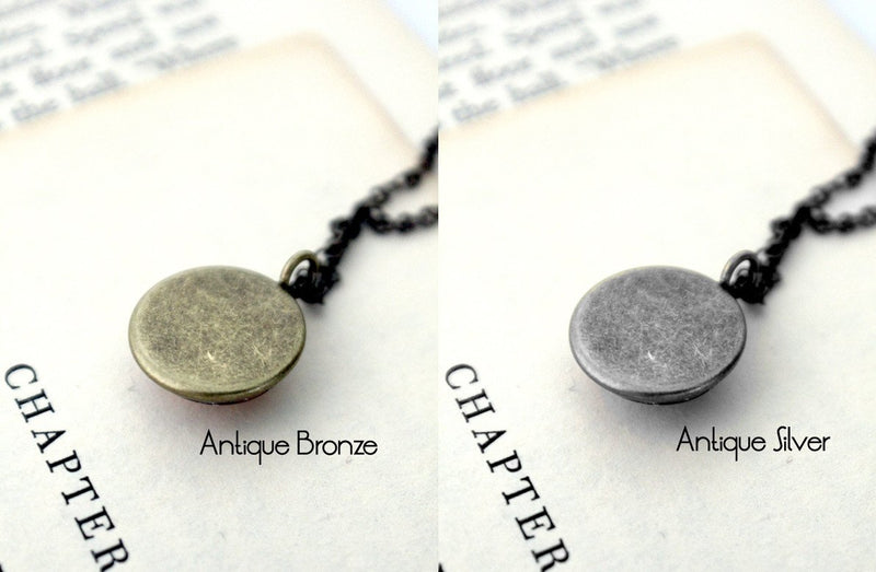 Pluto and Charon Layered Space Necklace