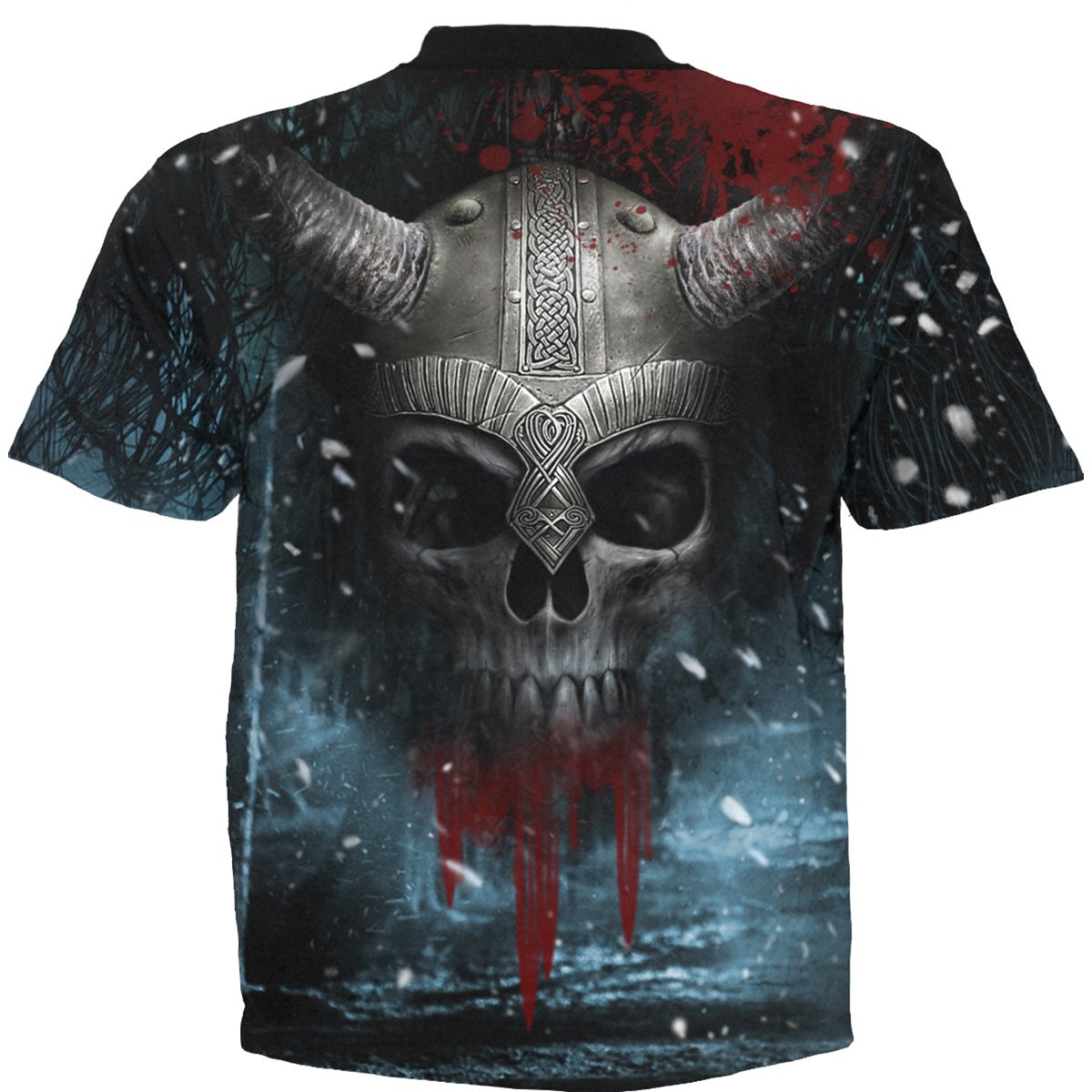 VIKING WRAP - Men Allover T-Shirt Black - Men’s Clothing