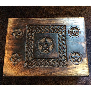 5 Pentacles Tarot box - Wiccan Place