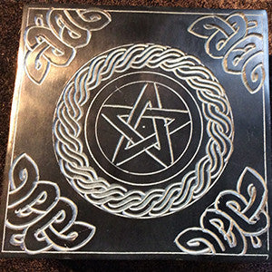 Pentagram Soupstone box - Wiccan Place