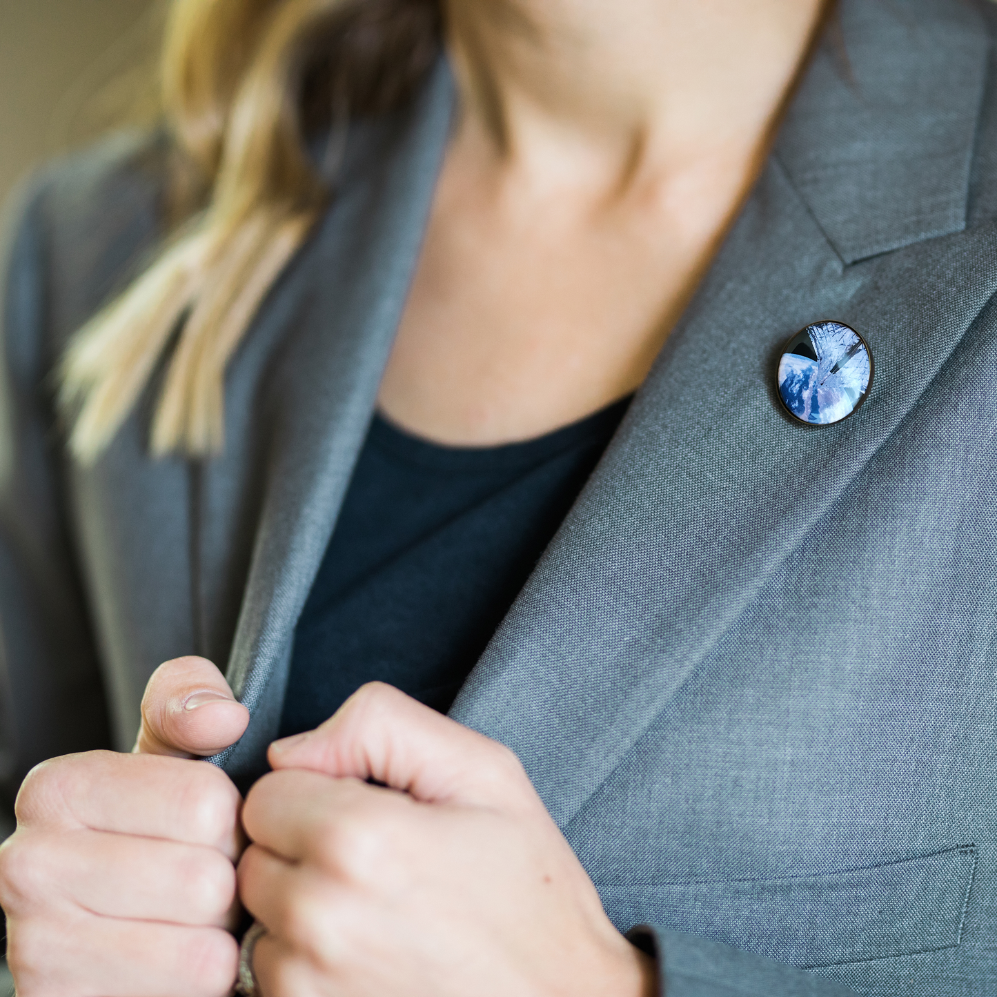 Interchangeable Planetary Society LightSail Lapel Pin