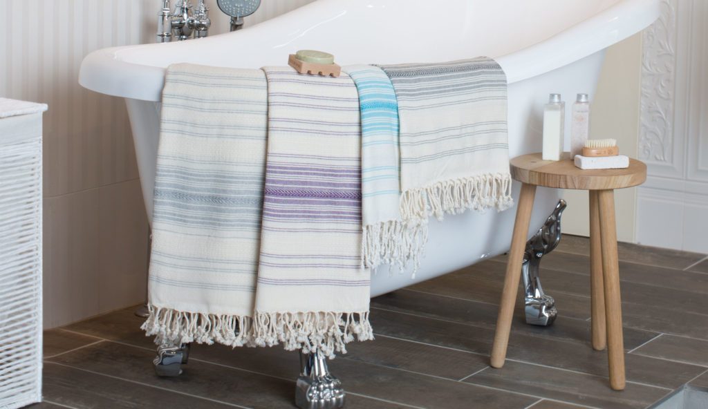 Bohemian Beige Smart Towel- 100% Natural Cotton