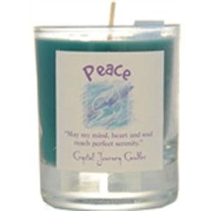 Peace soy votive candle - Wiccan Place